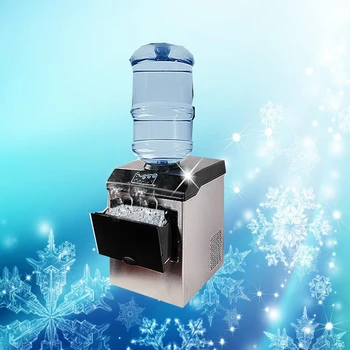 

Mini Automatic Electric Ice Maker Portable Bullet Round Block Ice Cube Making Machine Small Bar Coffee Shop 25kgs/24H EU