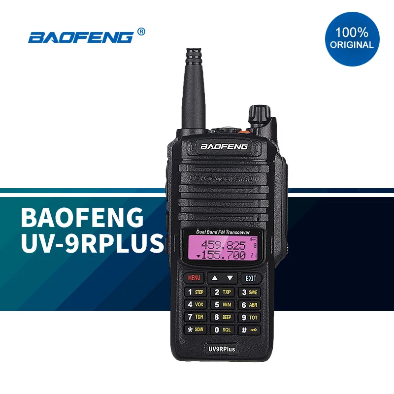 2020 BAOFENG UV 9R PLUS рация Водонепроницаемая IP67 приемопередатчик 10 Вт Высокая мощность 2