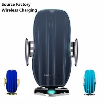 

H8 Car Wireless Charger Intelligent Infrared Sensor Multi-functional 15W Wireless Charger Automatic Phone Charging Bracket Stand