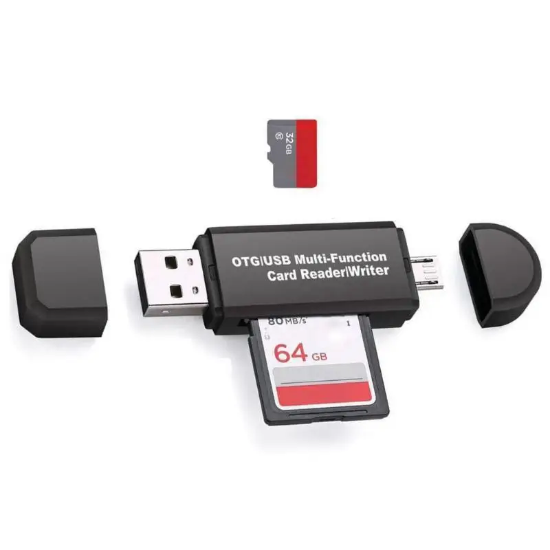 Micro USB+ USB OTG кард-ридер USB2.0 карта памяти адаптер для ПК Android