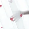 Modern Children Cartoon 3D Heart Tulle Curtains For Girls Bedroom Sheer Curtain Finished For Living Room Custom Panel ZH469Y ► Photo 2/6