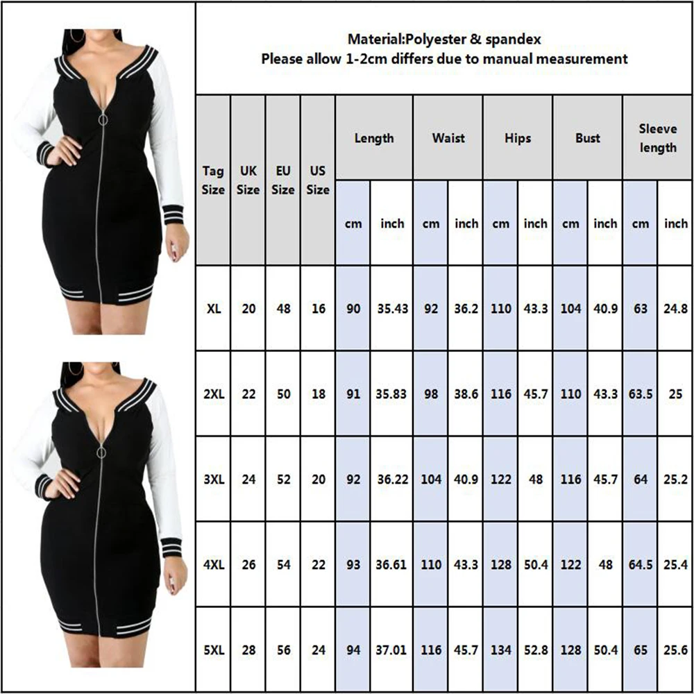 5XL размера плюс облегающее платье сексуальное платье с глубоким v-образным вырезом на молнии женское мини-платье в полоску с длинным рукавом элегантное облегающее Клубное платье vestido D30