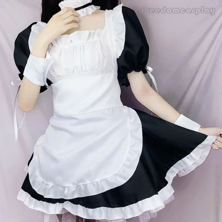 prototipo justa vergüenza Disfraz de Anime Yosuga no Sora kasuvano Sora, disfraz de lolita, delantal  de mucama, uniforme| | - AliExpress