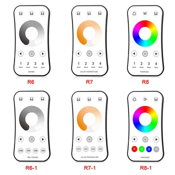 

10 key Touch Screen LED RGB RGBW Dimming Controller 2.4G Wireless Touch RF Remote Control for LED light Strip bulb Lamp Lighting