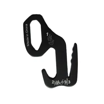 

9-Shaped Multi-Function Knot Rope Tool Rope Buckle Bundled Non-Slip Edc Hang Buckle Hook Canopy Tent Wind Rope Buckle