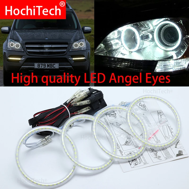 Для Mercedes Benz GLS Class X164 2007-2012 супер яркий белый цвет 3528 SMD комплект светодиодов «глаза ангела» дневной ходовой светильник DRL