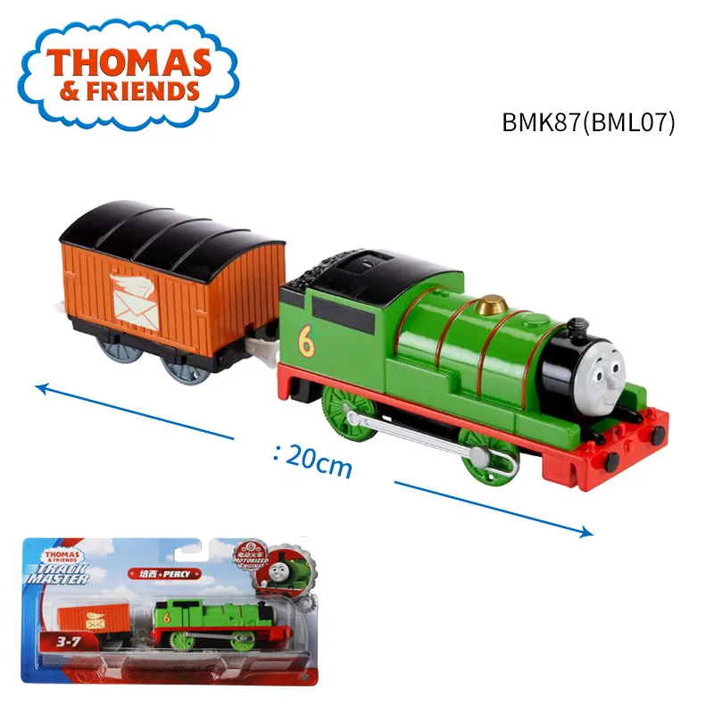 Томас и Друзья коллекционная машинка игрушка электрическая серия поезд 1:43 сплав обучающая детская игрушка Томас Перси Джеймс BMK87 - Цвет: BML07