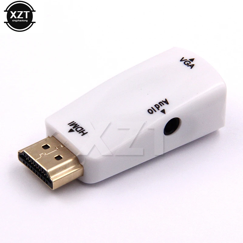 Переходник с HDMI на VGA штырь гнездо аудиокабель HD 1080P преобразователь для ПК