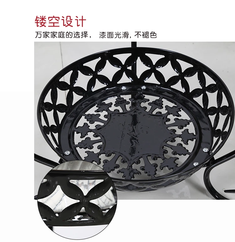 Landing Type Indoor Living Room Flower Airs Iron Art Multi-storey Flower Rack Balcony Green Radish Flowerpot Shelves