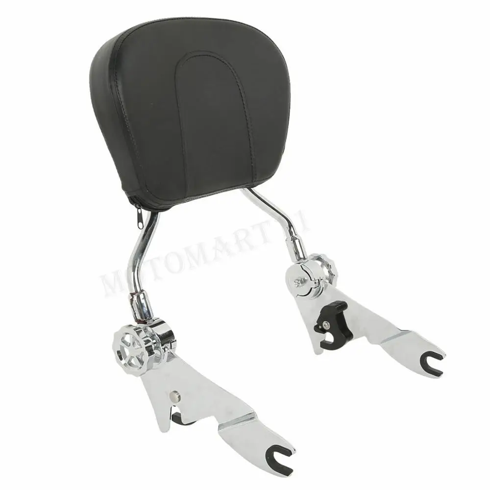 E2 Мотоциклетная съемная спинка Sissy Bar для Harley Touring уличное движение - Название цвета: E2