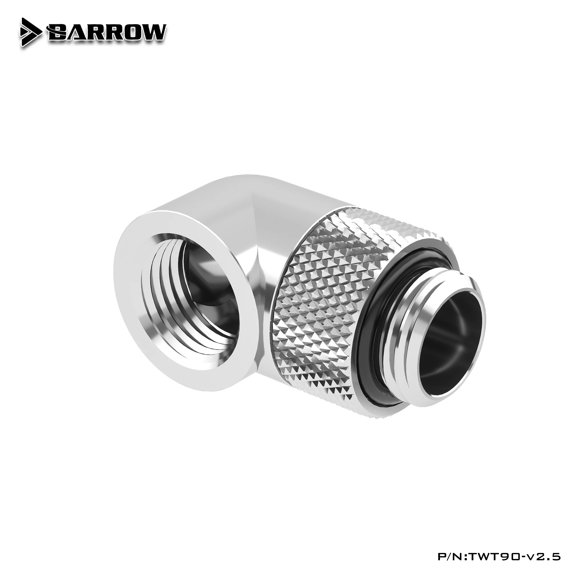 Enhanced Water Cooling Rotary Fittings 90° Adapter Connector