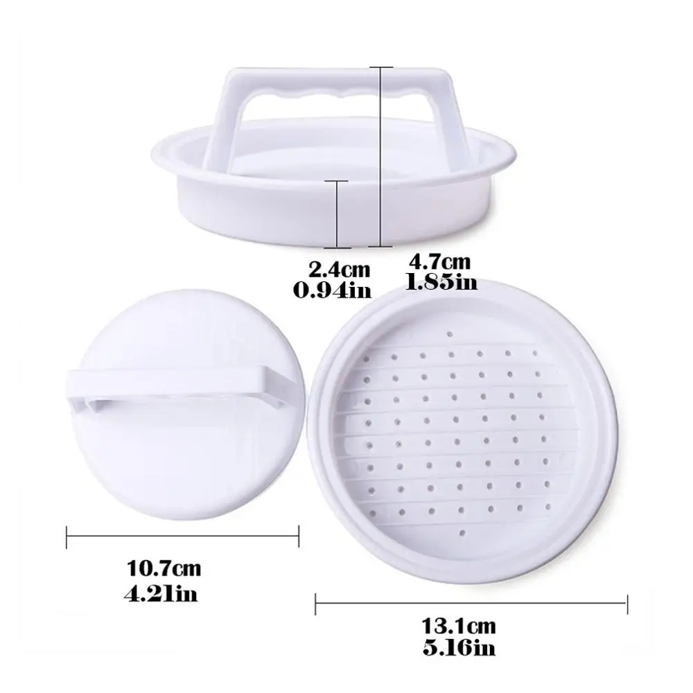 Made Colorless Odorless Non-toxic Surface Shiny Plastic Burger Multi-function Meat Press Hamburger Hamburger Patties