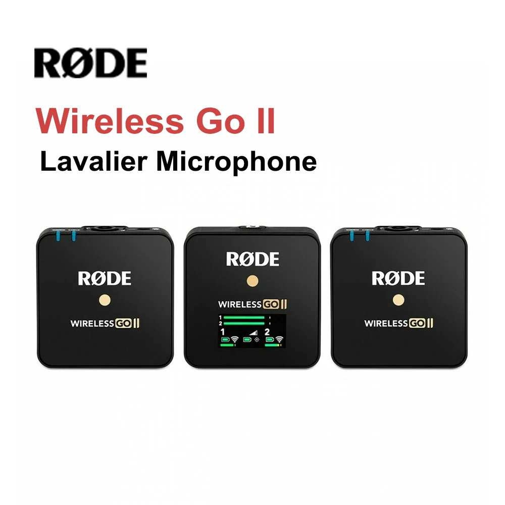 Беспроводной петличный микрофон Rode Go II двухканальный конденсаторный для