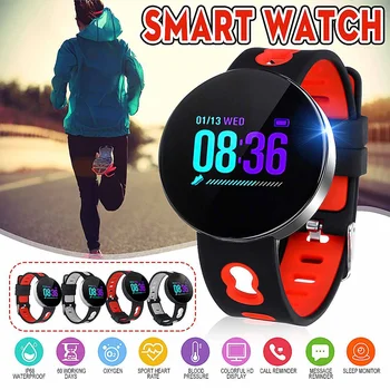 

bluetooth Smart Watch Waterproof Blood Pressure Fitness Tracke Men Smart Bracelet Watch Heart Rate Monitor Health Wristband