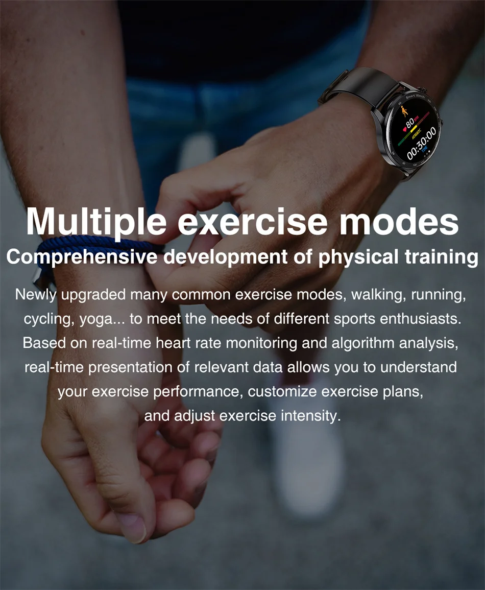 2022 New Bluetooth Call Smart Watch Men Women Heart Rate Monitor Fitness Tracker Music Player 1.36Inch 390*390 HD Smartwatch+Box