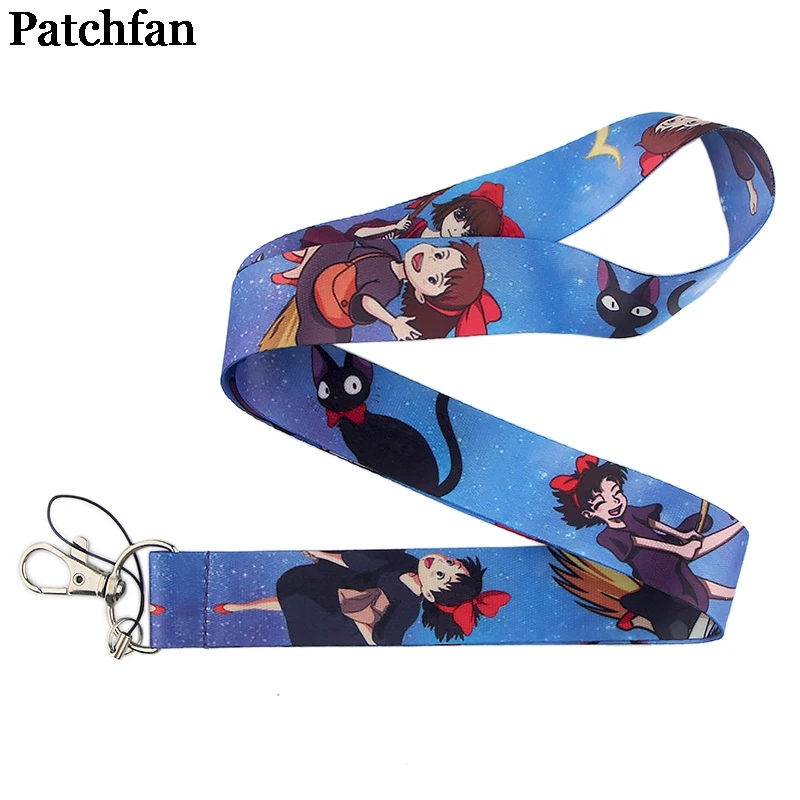 Pachfan Kiki's Delivery сервис для ключей, ремни для мобильного телефона, ожерелье, держатели для карт, тесьма, брелок на веревке A2356