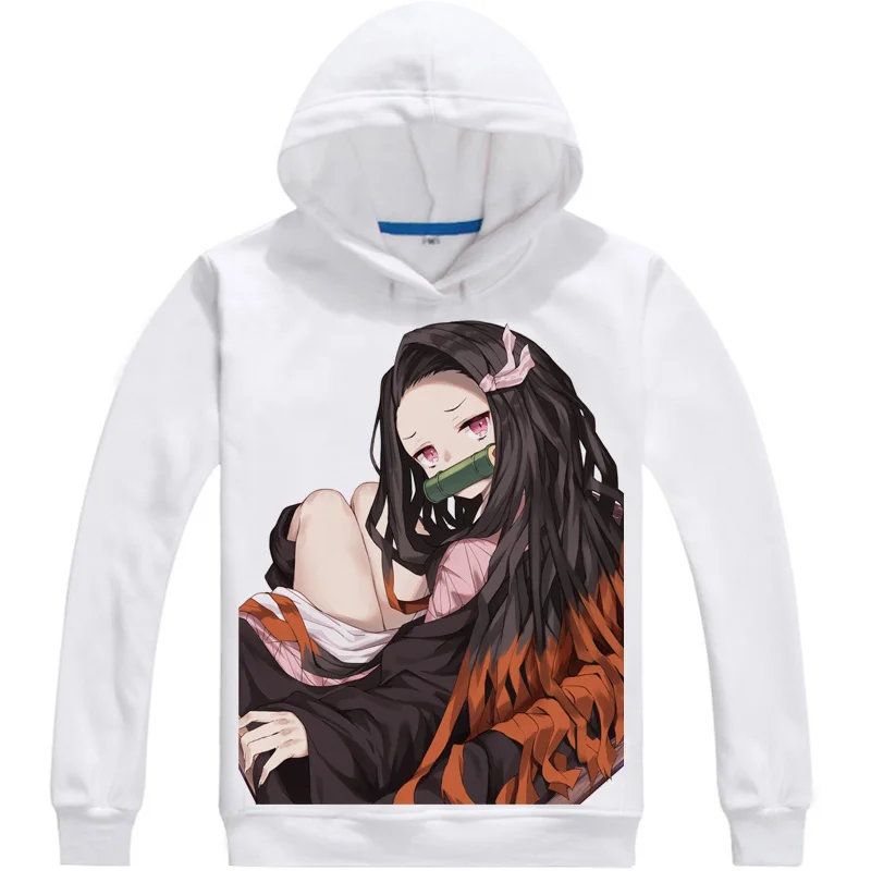 Японское аниме, истребитель демона, Kimetsu No Yaiba Kamado Tanjirou, косплей, полноцветное пальто, толстовка унисекс