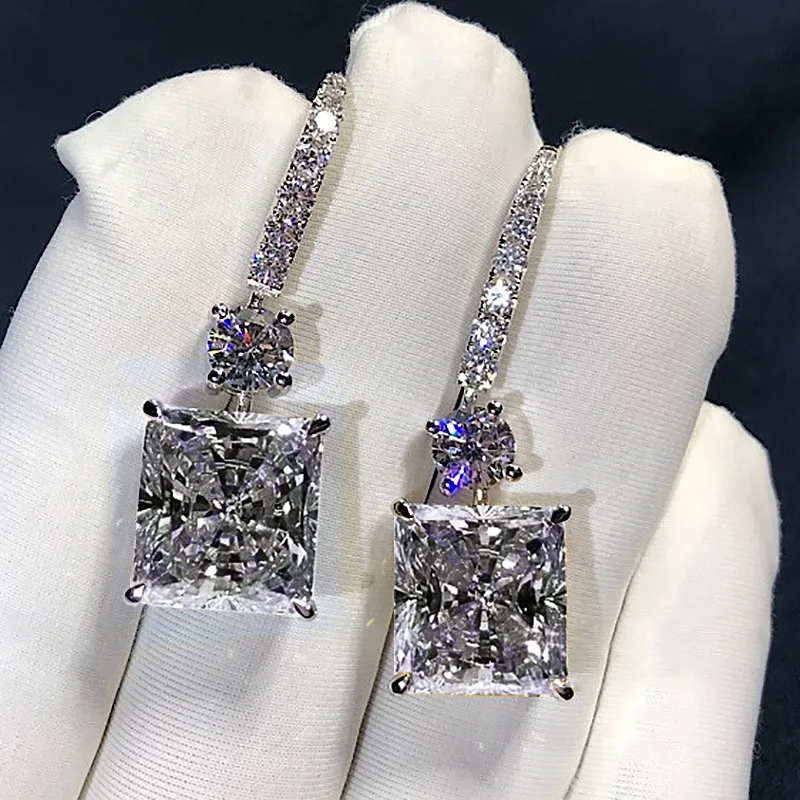 8.82ct Fancy Yellow Radiant and Marquise Cut Diamond Earrings – Mark  Broumand