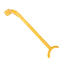 Yellow Plastic Golf Swing Training Aid Trainer Practice Gesture Alignment Tool