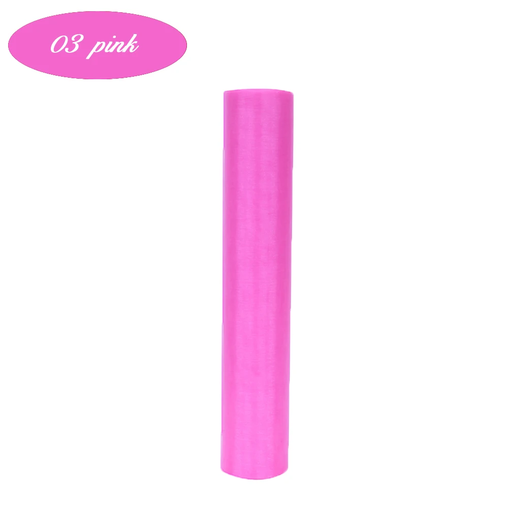 26M*29CM Organza Roll for DIY Wedding Flowers Chair Cover Crystal Organza Tulle Roll Fabric for Christmas Event Party Decoration - Цвет: 3