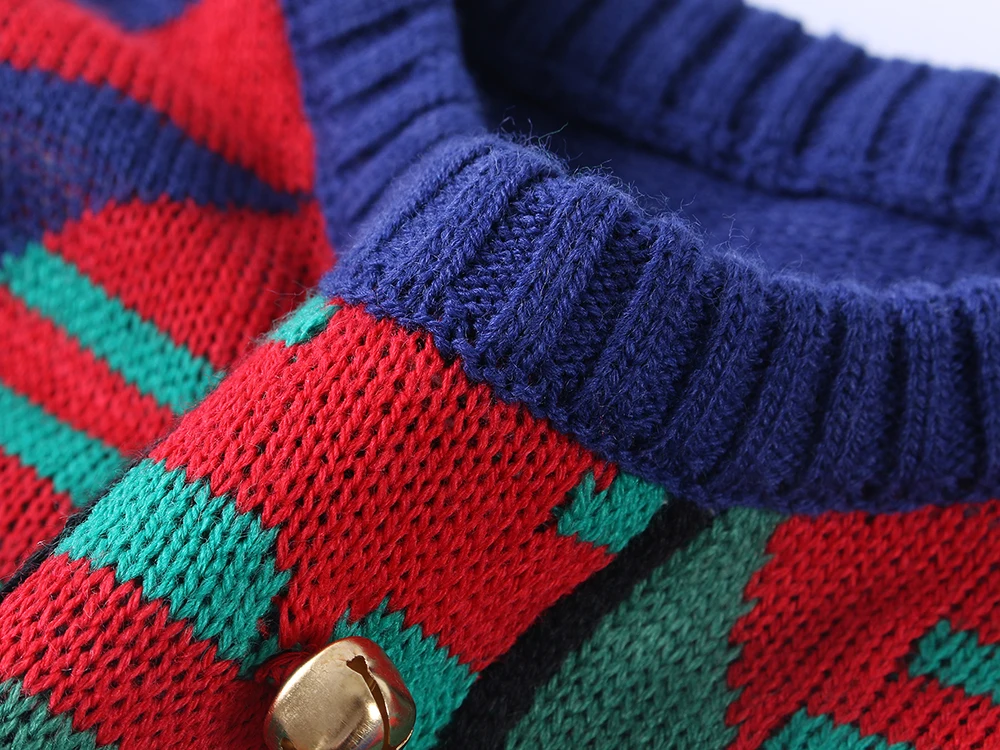 coat womens sweater female round neck christmas sweater cartoon