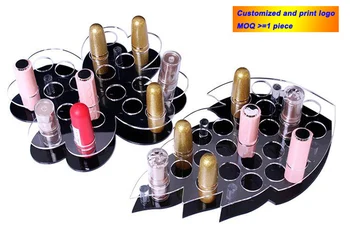 

Flower and leaf Acrylic Makeup Organizer Storage Case Lipstick Stand Jewelry Box Holder Display Props
