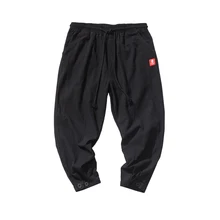 Молодежные осенние и зимние брюки, свободные повседневные спортивные штаны, мода, одноцветные, Ropa De Hombre, мужская одежда DD6CK