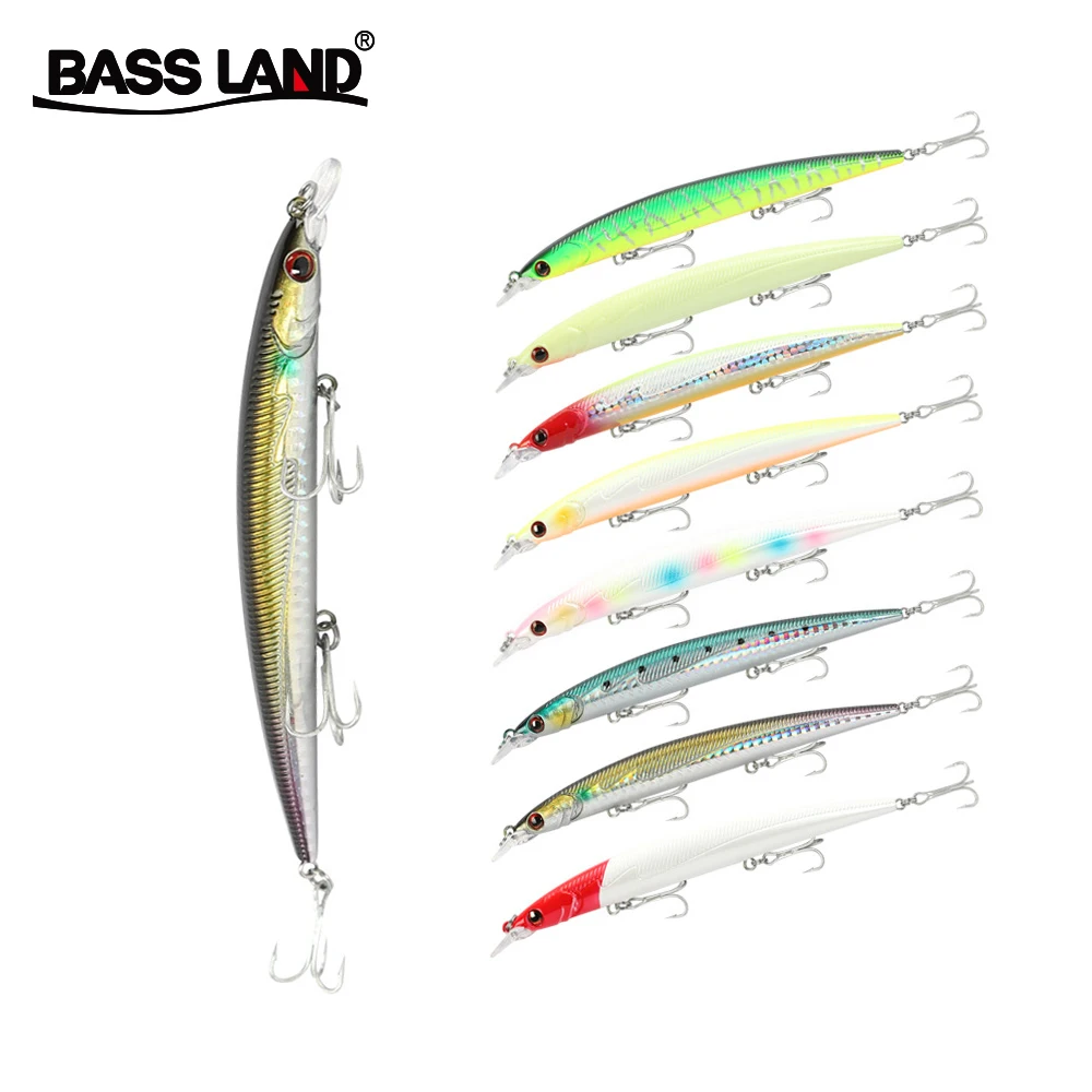 Рыболовная приманка Bassland jerkbait гольян воблеры жесткие приманки блесны Воблер для