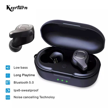 

TWS Wireless Headphones F8 HD Stereo wireless Bluetooth 5.0 headphones Sports Waterproofs Super Long working time TWS headset