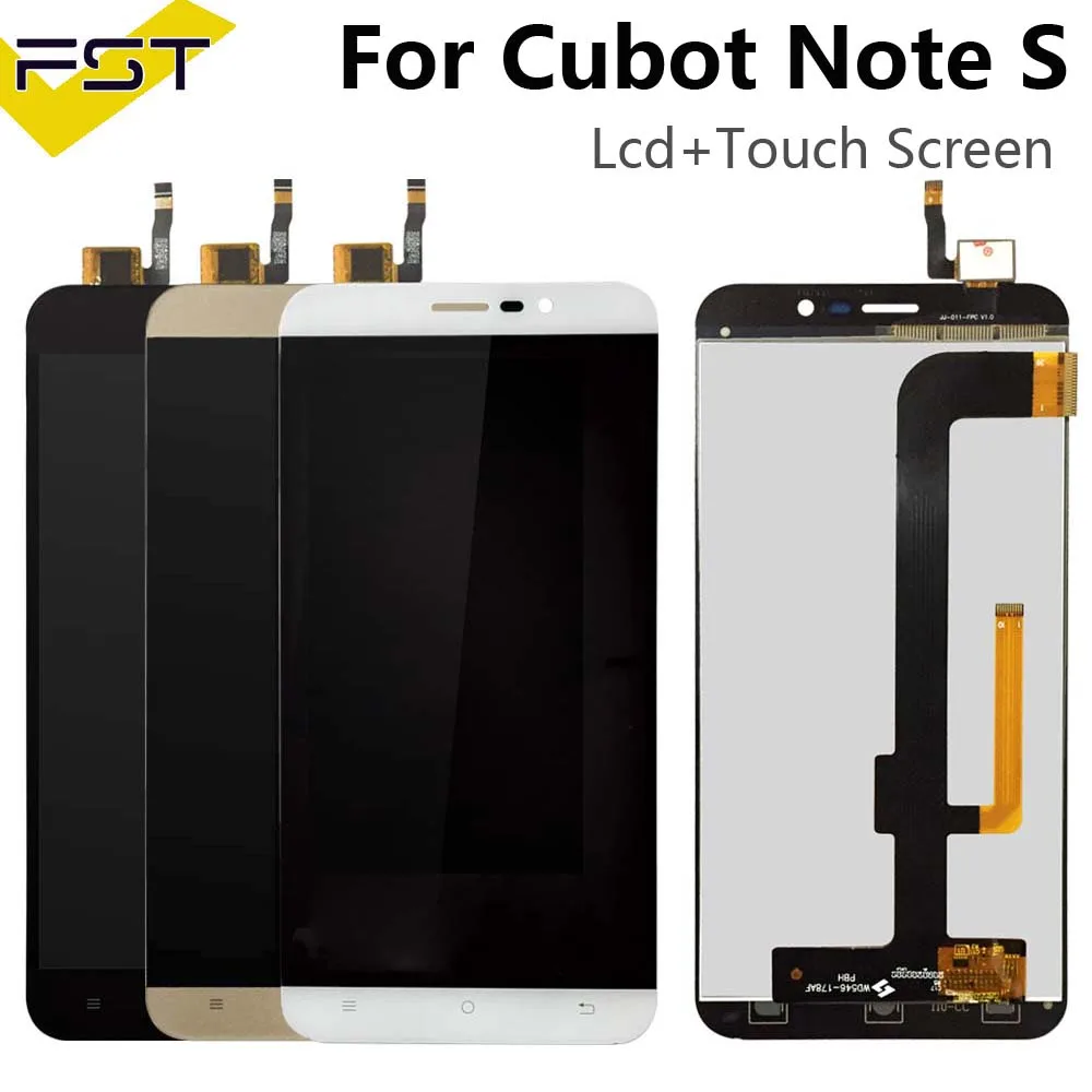 5 дюймовый жк дисплей для Cubot Note S + кодирующий преобразователь сенсорного экрана в