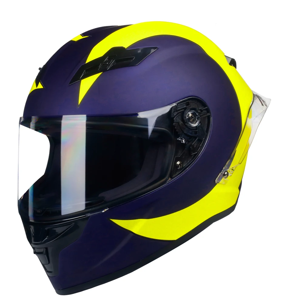 Полный шлем мотоцикла DOT Сертифицированный мотокросса внедорожный casco de Moto Cascos Para Moto Devil Horns Racing