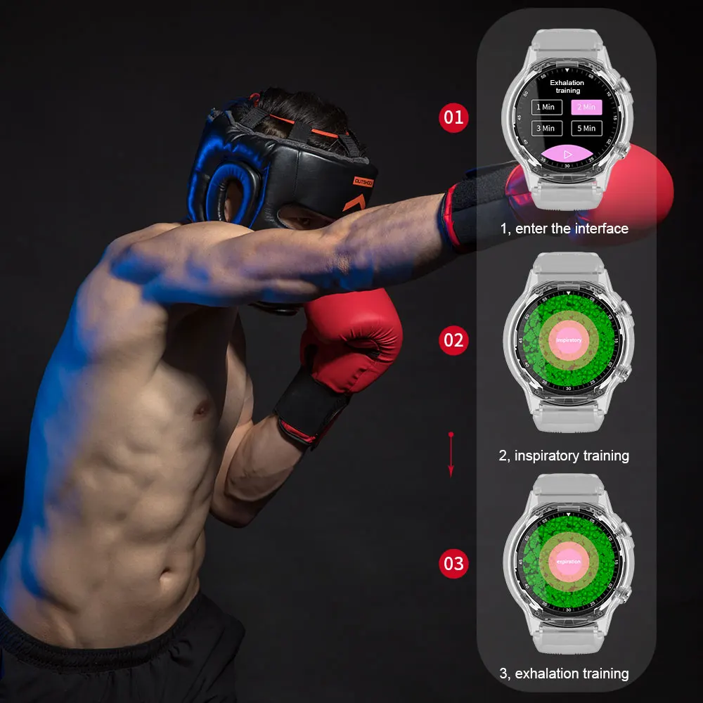 LOKMAT TK04 GPS Smart Watch 1.3inch Screen BT3.0 BT4.0 Waterproof Pedometer Heart Rate Alarm Remote Camera Sports Smartwatch
