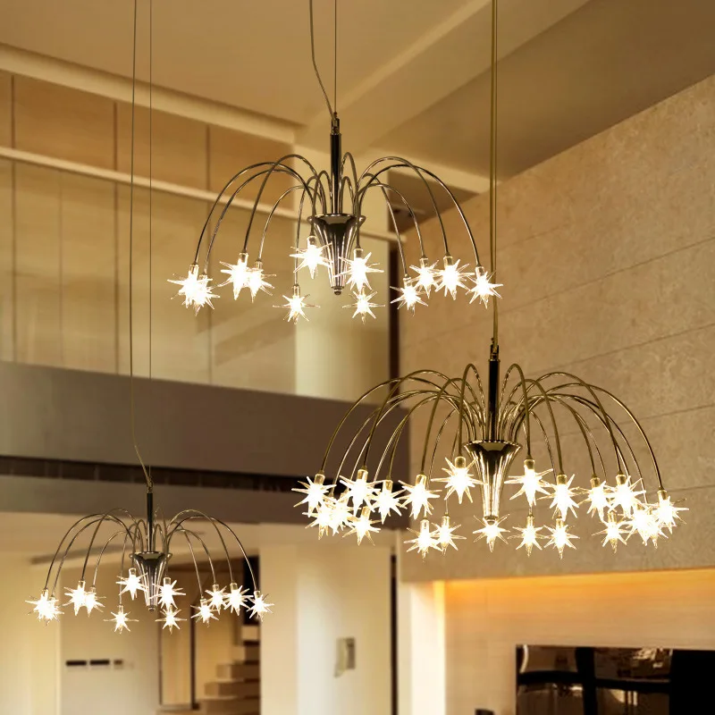 

Post-Modern Nordic Herringbone Contemporary Pendant Light Living Room Dining Room Dimmable G9 Bulb Hanging Lamps LED