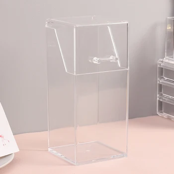 

Cosmetic Storage Box Case Eyebrow Pencil Manicure Container Pearl Brush Transparent Acrylic Clear Desktop Makeup Organizer Home