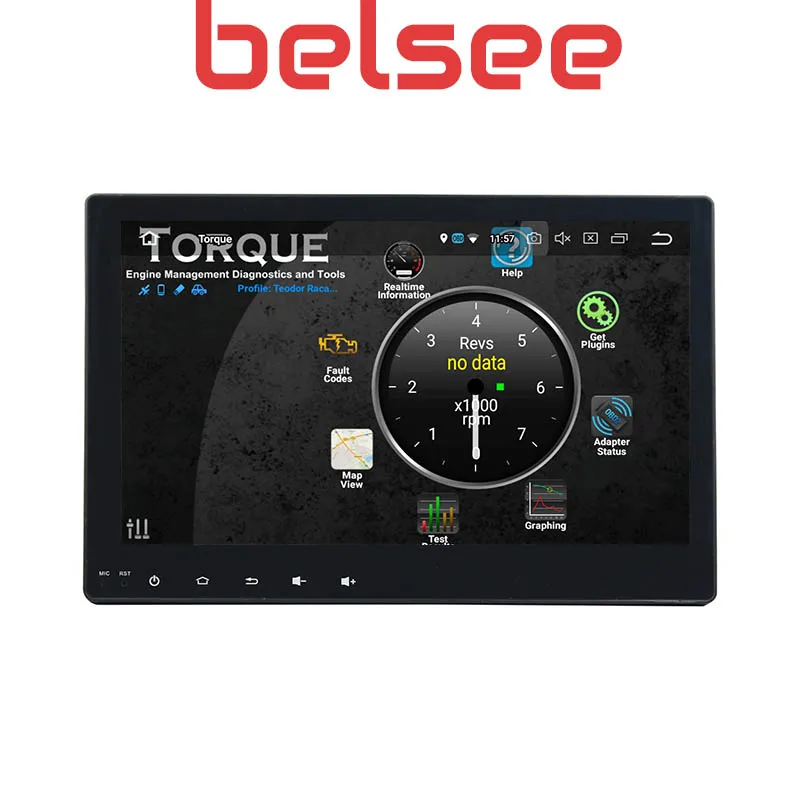 Belsee 10," сенсорный экран Android 9,0 4 Гб автомобильный радиоприемник головное устройство для Toyota Hilux gps Мультимедиа Навигация