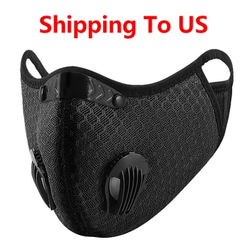 

Shipping to USA Sports Face Running Training Cycling Cycle Dust Filter Reusable Anti-Pollution Activated Carbon Filter Breathing