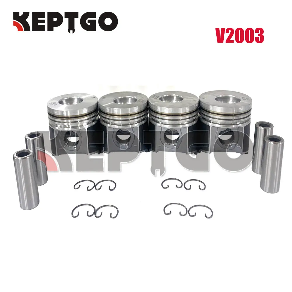 

Новый V2003 V2003-DI Piston Kit для Kubota 1G770-2111( 4 шт.)