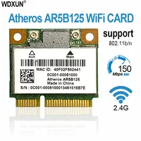 Atheros ar5b125 ar9485 metade mini pcie 2.4g wifi placa de rede sem fio 150mpbs suporte amd para dell asus samsung acer portátil