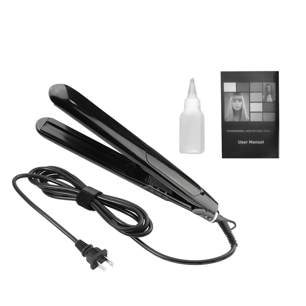 

DIY Hairstyle Floating Plates Ceramic Board Steam Curling Straightener Hair Splint Spray Splint Straight Hair Tool For Salon