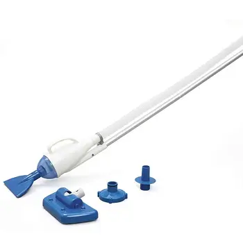 

New Pool Floor Vacuum Portable Pool Vacuum With Rods Pool Cleaner Cleaning Pool For Pond Fountain Vacuum Cleaner Brush Tools