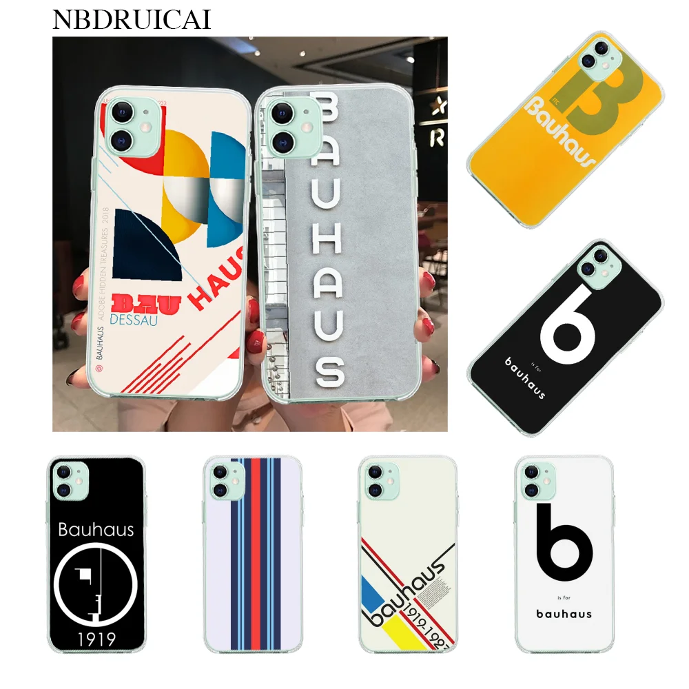 Мягкий чехол NBDRUICAI BAUHAUS для iPhone 11 pro XS MAX 8 7 6 6S Plus X 5S SE XR|Бамперы| |