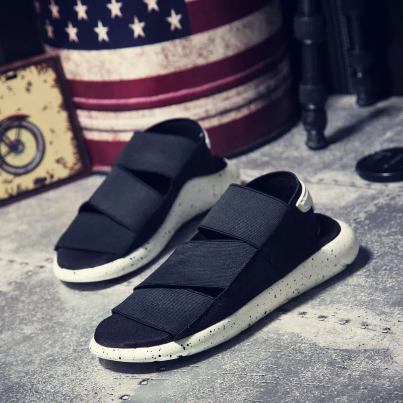 Newest High Quality Men Sandals Shoes Superstar Brand Footwear Male Summer Designer Shoes Black Men Casual Shoes Rubber
