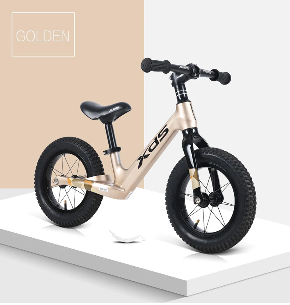 Champagnegold XDS детский балансировочный велосипед, детский велосипед, для езды на велосипеде, игрушки, без педали, для 2-7 лет, начинающих, Лыжный велосипед, glissade run, скользящий, для езды на автомобиле - Цвет: Champagnegold