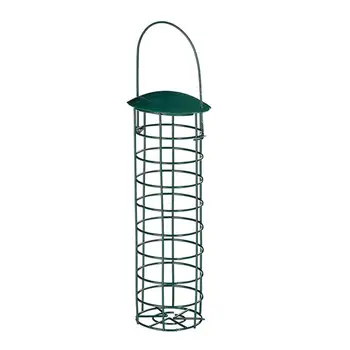 

1pc Iron Bird Feeder Outdoor Hanging Mesh Feeding Portable Wild Birds Grease Ball Holder Feeder Park Garden Pet Bird Supplies