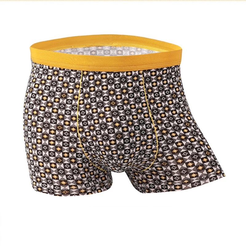 

Трусы-боксеры мужские из вискозы, 4 шт./лот