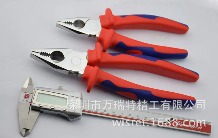 Taiwan Import High Hardness 6 Inches 8 Inches Wire-Cutter Pliers Chrome Rust-proof Germany Quality Hardware Tools