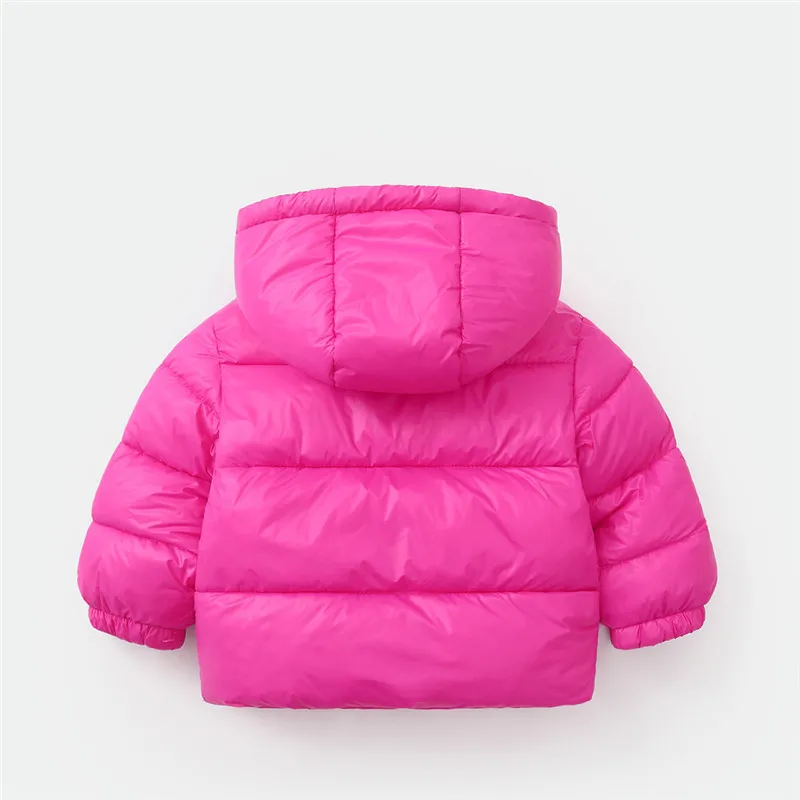 Telotuny/хлопковое Детское пальто с героями мультфильмов для девочек, детские зимние пальто для мальчиков и девочек, куртка на молнии, плотная зимняя толстовка с капюшоном с медведем, верхняя одежда