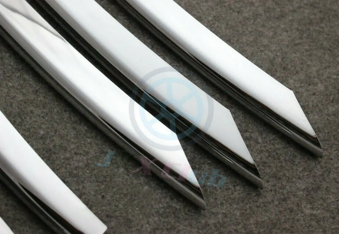 For Range rover L405 2013 Matte Silver Bumper Fog Grille Vent Cover Trim 6PCS