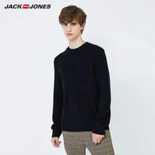 JackJones Мужской базовый стиль сплошной цвет свитер трикотаж 219324509