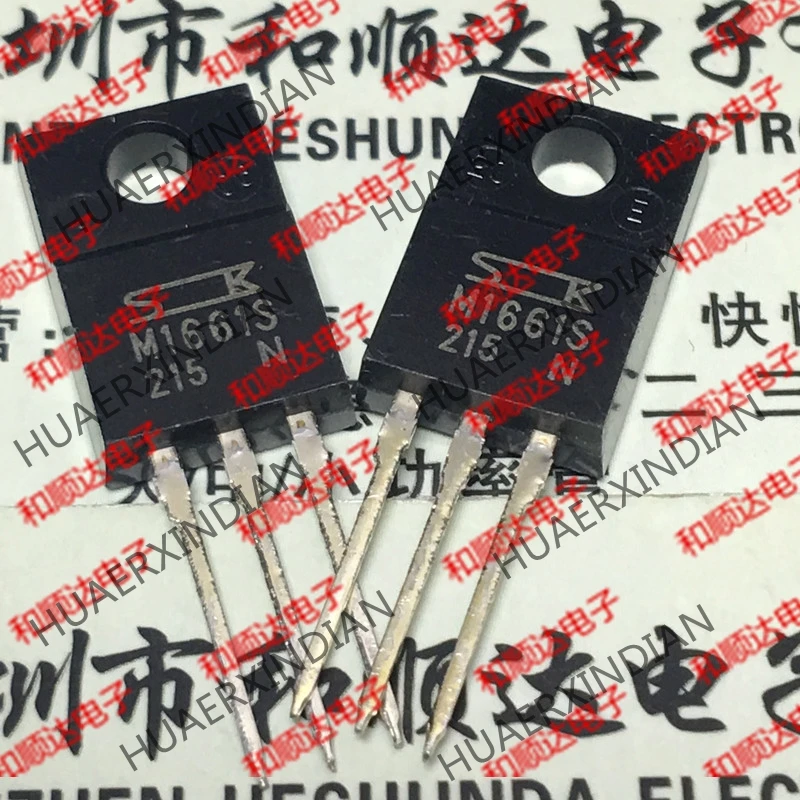5 шт., новые оригинальные кнопки M1661S TO-220F 600V 16A